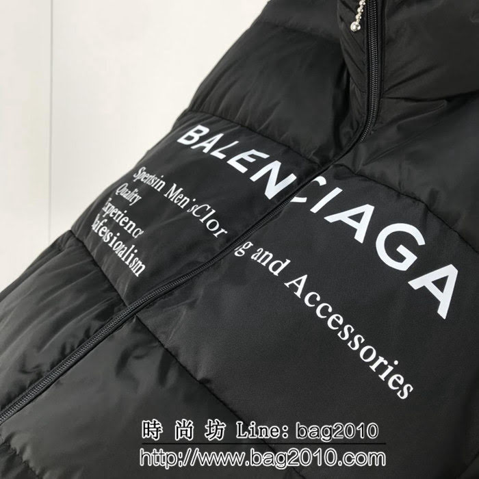 BALENCIAGA巴黎世家 18ss冬季新款 白鴨絨羽絨服 高版本情侶款 ydi2186